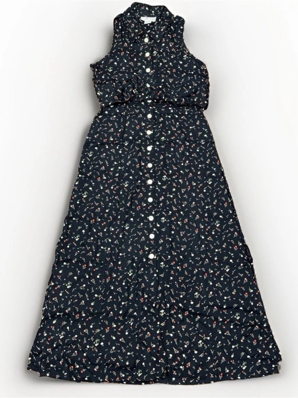 Vintage 90s Plain Jane by Sweet Baby Jane Ditsy Floral Maxi Dress Cottagecore S